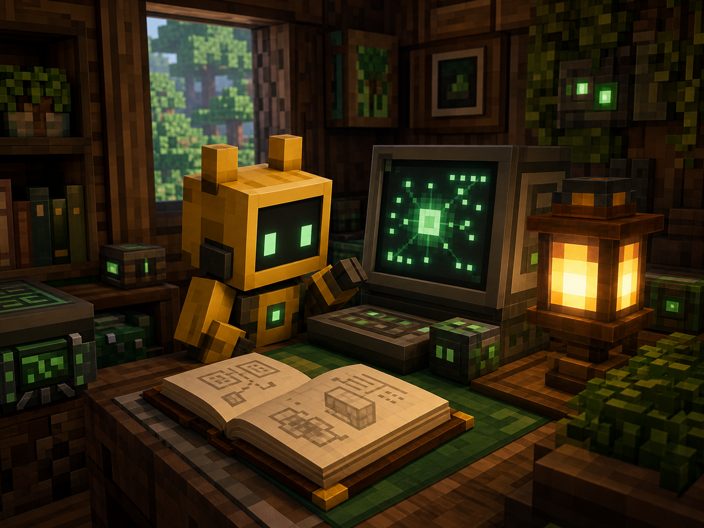 Verity Mod AI setup guide showing the yellow Verity companion as a local AI assistant with Ollama and Groq API configuration concept